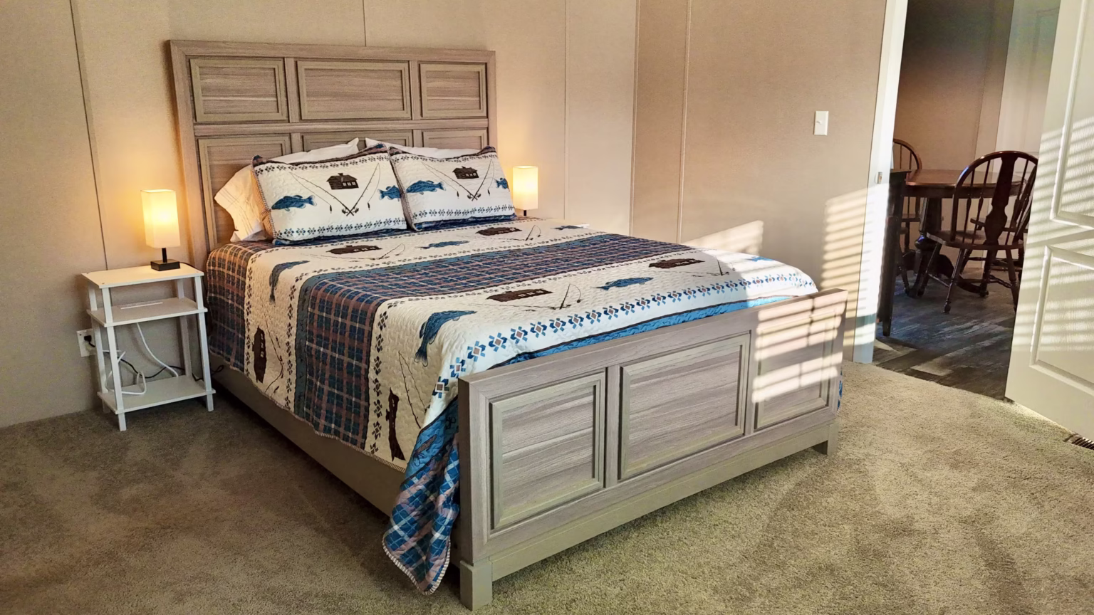 on site management mobile home park Cross SC, move in ready homes, Summerville area, Snowy Owl Airbnb Listing, new manufactur